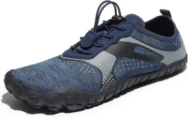 NORTIV 8 Men's Water Shoes Barefoot Athletic Lightweight Sports Aqua Shoes Outdoor Swim Fishing Hiking Diving Surf Walking Water Shoe TREKMAN