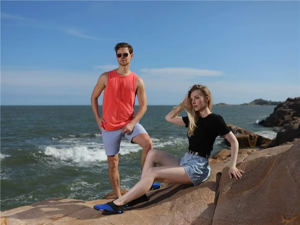 Vsufim Quick-Dry Water Sports Barefoot Shoes Aqua Socks for Swim Beach Pool Surf Yoga for Women Men