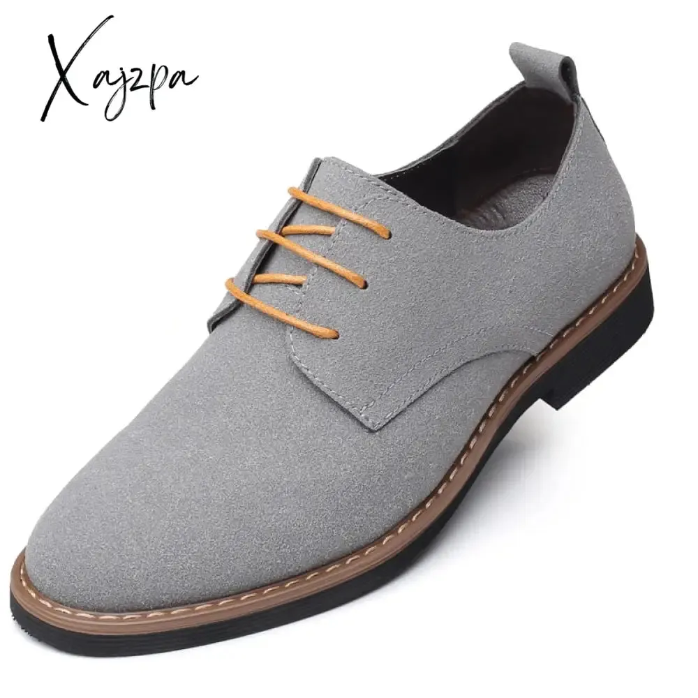 Xajzpa - Men Dress Shoes Fashion Men Oxford Leather Shoes Comfortable Formal Shoes For Men Leather Sneakers Male Flat Footwear