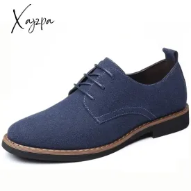 Xajzpa - Men Dress Shoes Fashion Men Oxford Leather Shoes Comfortable Formal Shoes For Men Leather Sneakers Male Flat Footwear
