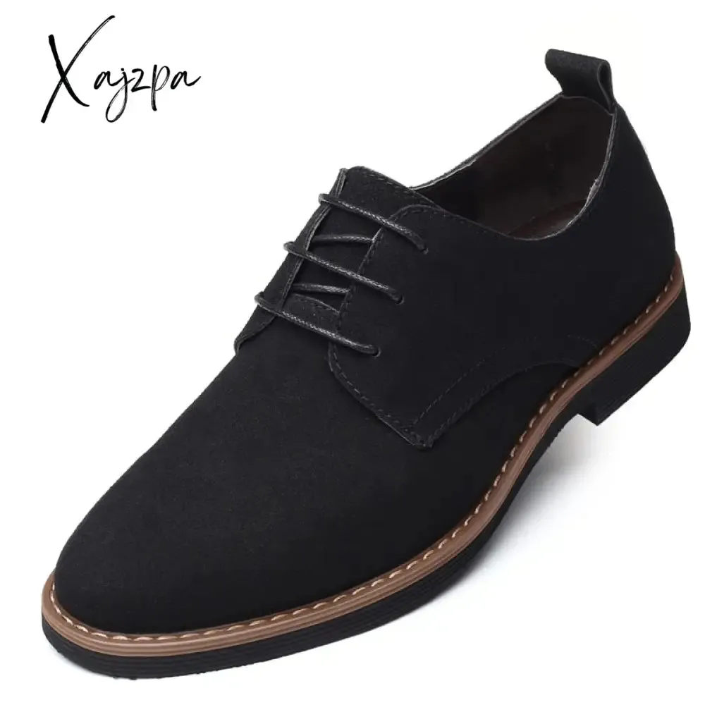 Xajzpa - Men Dress Shoes Fashion Men Oxford Leather Shoes Comfortable Formal Shoes For Men Leather Sneakers Male Flat Footwear