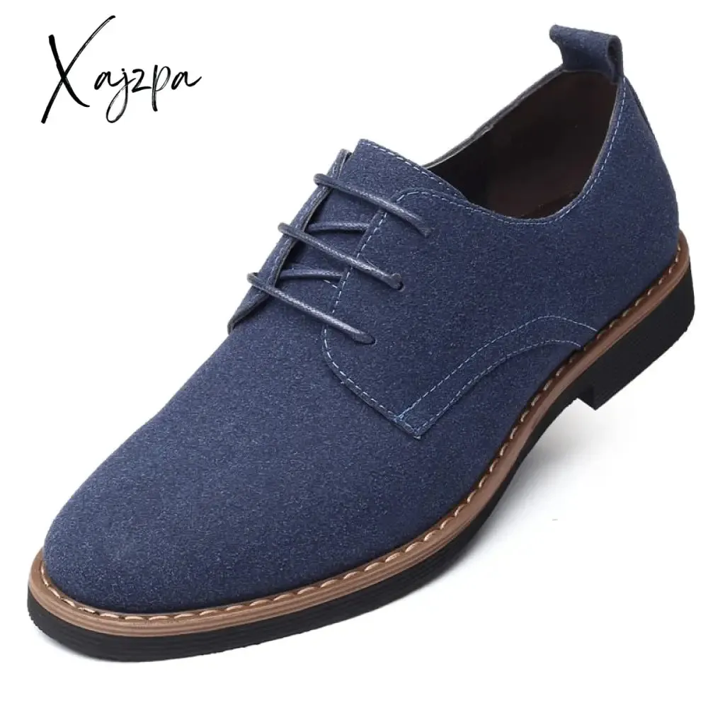 Xajzpa - Men Dress Shoes Fashion Men Oxford Leather Shoes Comfortable Formal Shoes For Men Leather Sneakers Male Flat Footwear